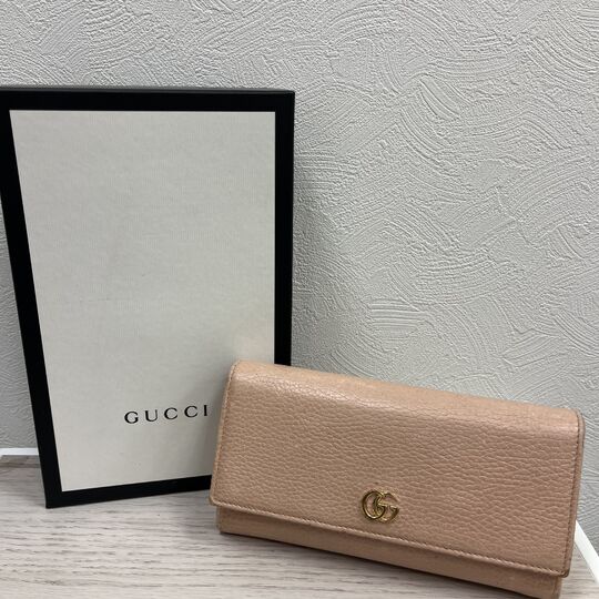 画像15385：グッチ　GGマーモント　レザーチェーンウォレット