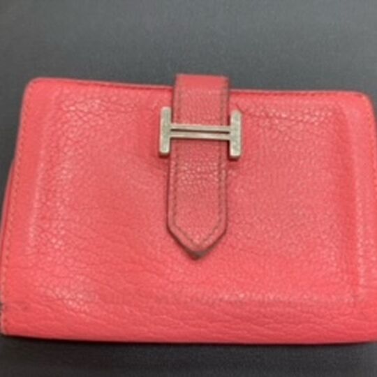 画像2221：Hermès　ベアンミニ　シェーブル　A刻印　