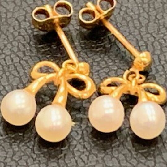 画像3360：K14 パールピアス