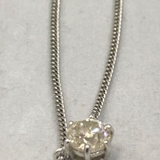 画像5489：Pt850 D1.0ct　ネックレス