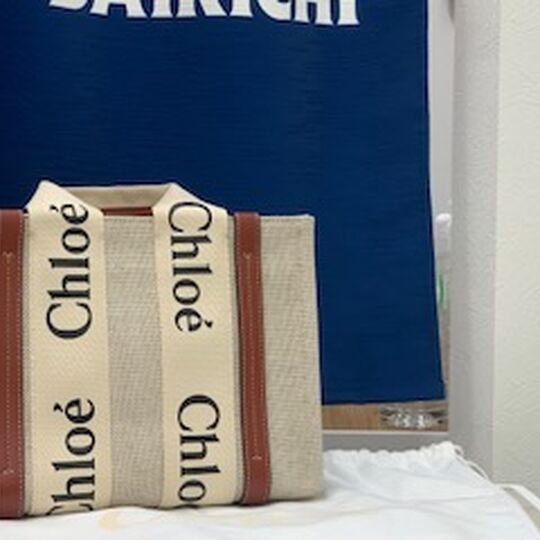画像5581：クロエ　ウッディスモール　トートバック